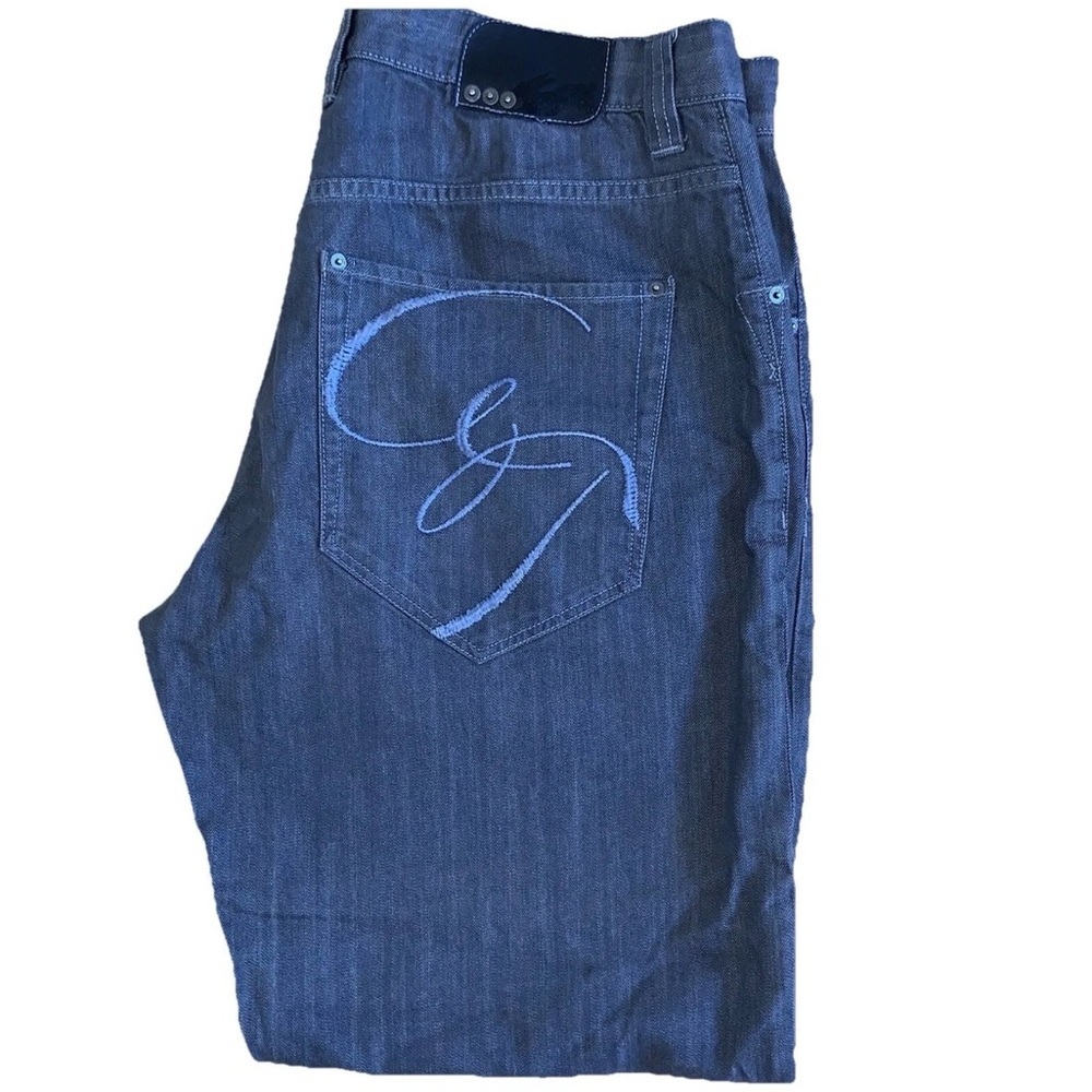 A. Tiziano 42 X 34 Men's Denim Jeans Silver Gray Wash Urban *Read